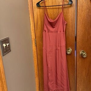 Express Terracotta Slip Dress new without tags